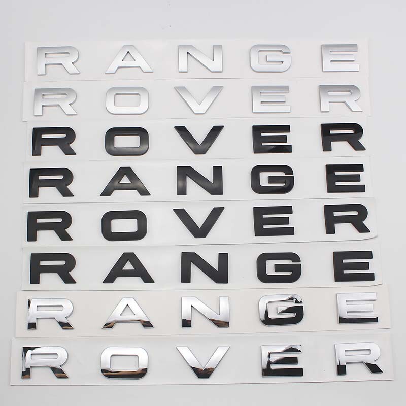 Applicable Land ROVER cover logo RANGE ROVER logo Aurora RANGE ROVER English letter car sticker logo car logo Applicable Land ROVER cover logo RANGE ROVER logo Aurora RANGE ROVER English letter car sticker logo car logo