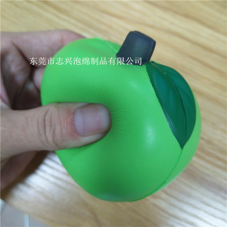 卡通公仔爱吃香蕉的小黄人PU发泡玩具仿真儿童公仔产品 仿真苹果