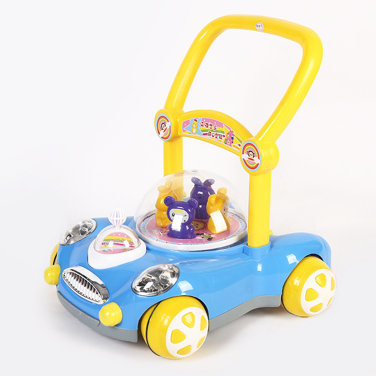 爆款宝宝学步车手推车音乐调速防侧翻儿童炫彩音乐助步车 批发详情图11