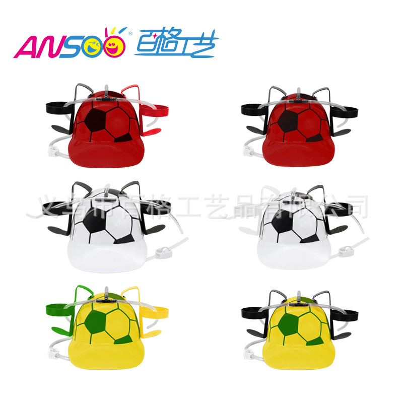 2022 Qatar Copa del Mundo sombrero de material de PVC los aficionados al fútbol del Partido de la cerveza sombrero alegría apoyos sombrero de Carnaval