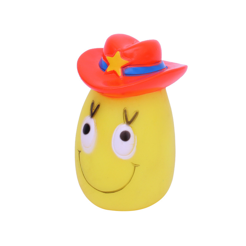 Mascota vinilo sonido juguete dibujos animados huevo mascota juguete molar limpieza BB perro juguete fábrica al por mayor