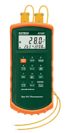 EXTECH 421502带报警J/K型双输入温度计