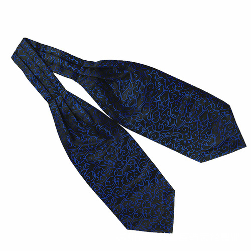 Scarf, men's scarf, silk scarf, fashionable British striped polka dot double-sided suit shirt collar scarf dropshipping