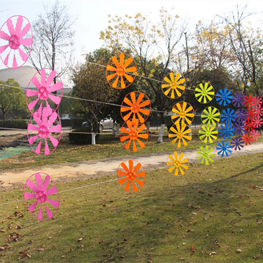 塑料圆盘风串5