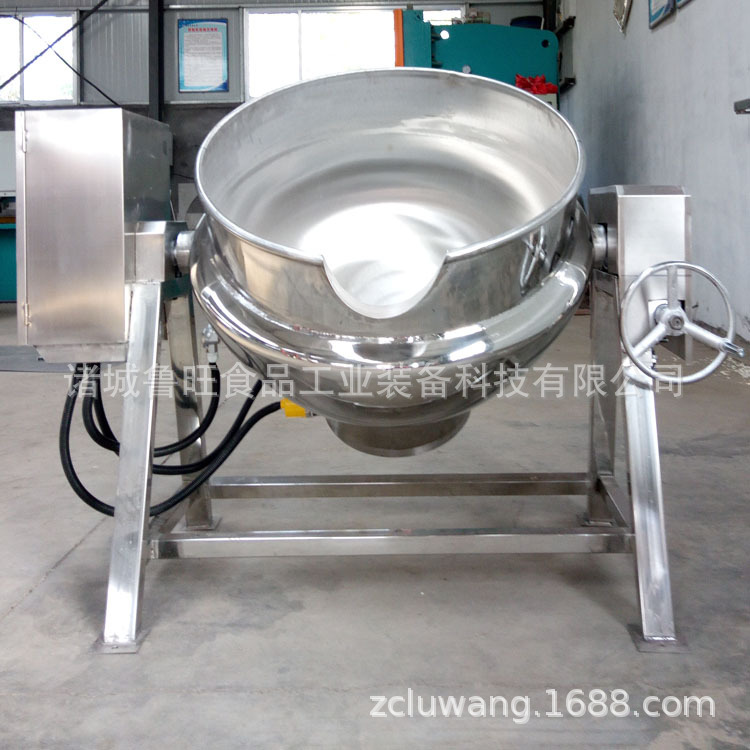 供应夹层锅 电加热夹层锅 凉粉熬制锅 可倾全钢夹层锅