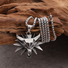 Movie surrounding jewelry Witcher 3 Witcher 3 wolf head necklace pendant foreign trade speed sales necklace wholesale