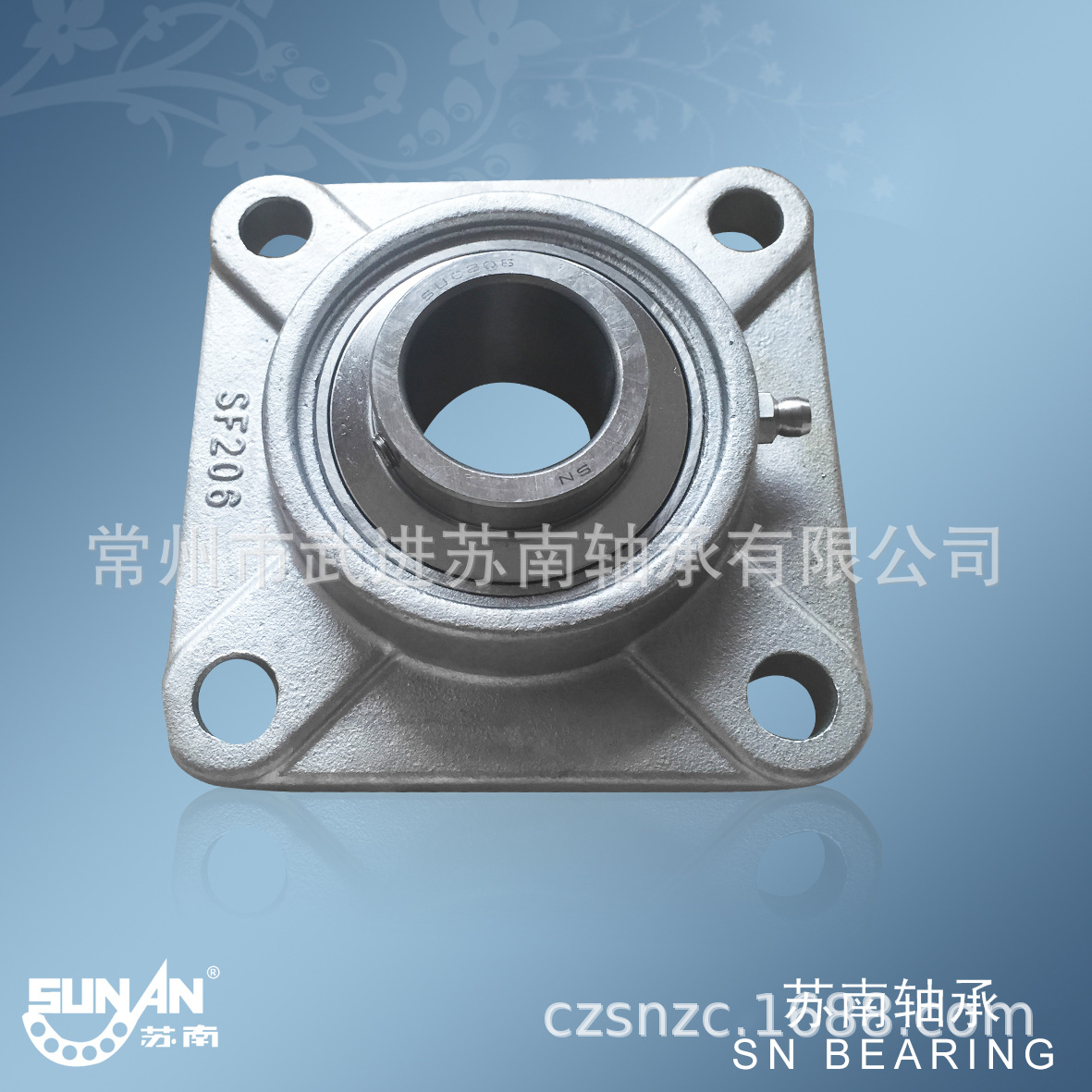 厂家供应 不锈钢440轴承 不锈钢304座子 SSUCF206 带座轴承