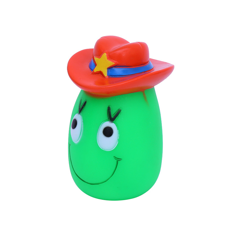 Mascota vinilo sonido juguete dibujos animados huevo mascota juguete molar limpieza BB perro juguete fábrica al por mayor