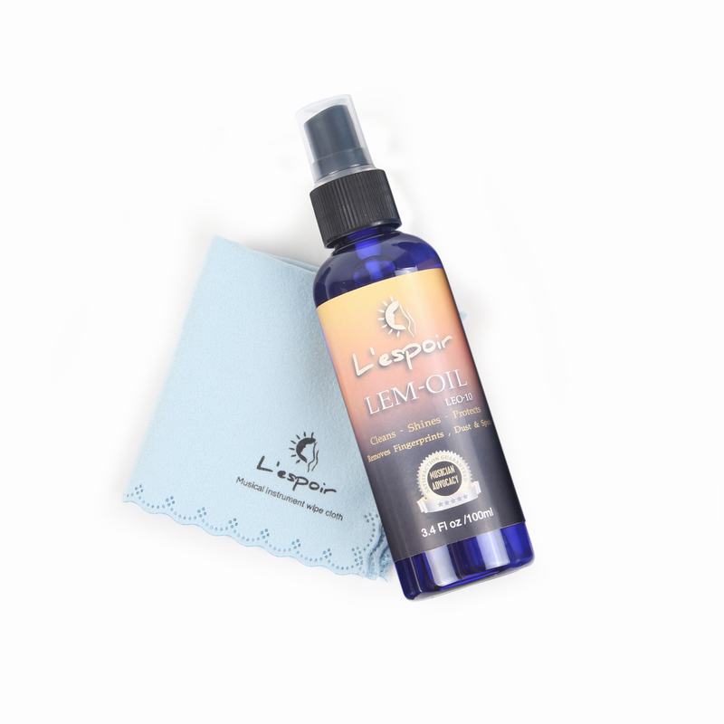 100ml柠檬油擦琴布两件套 吉他指板油 指板去污护理油 保养防裂