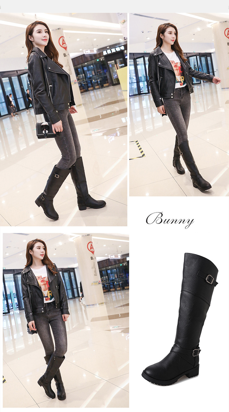 Bottes femme en PU artificiel - Ref 3354944 Image 21