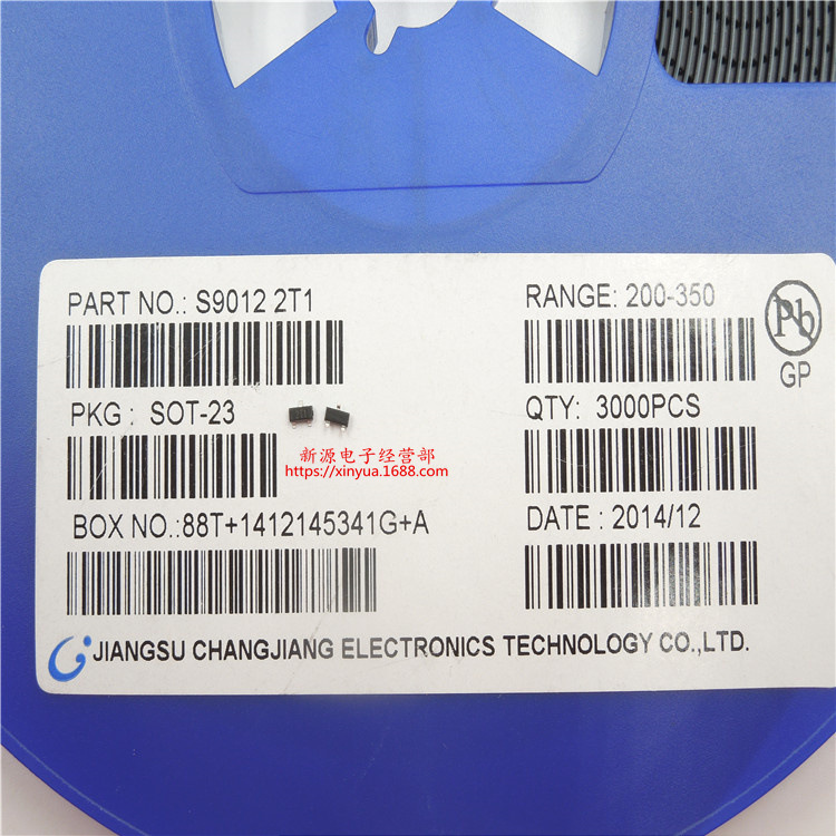 S9012 2T1 贴片三极管 9012 SOT-23 300MA