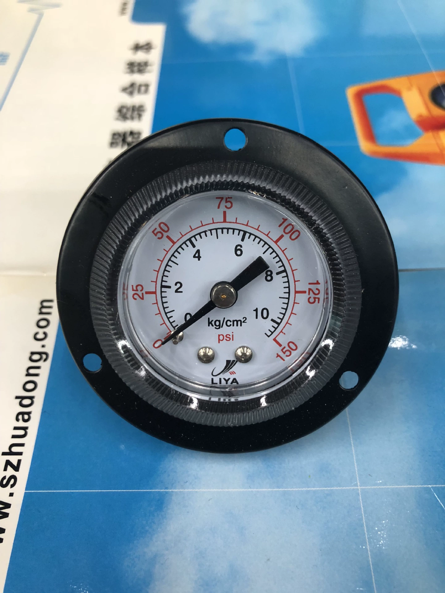 Манометр марки LIYA/барометр Y40ZT осевой ремешок резьбы 1/8 циферблат 40MM 1 2 5 7 10kg