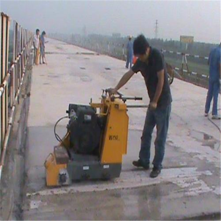 混凝土铣刨机汽油柴油铣刨机路面机器混凝土铣刨机 拉毛机手推