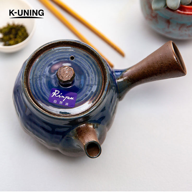 [ Kitchen Unique ]Japan Imported teapot Slipping through the net Clay pots Coarse pottery Texture