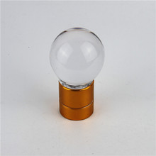 水晶圆球酒瓶盖配件氧化铝塑盖玻璃头，批发一体防伪光球酒瓶塞