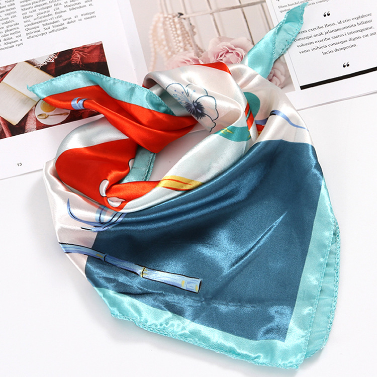 Professional Women's Square Scarf For Business & Flight Uniform_voghion.com
