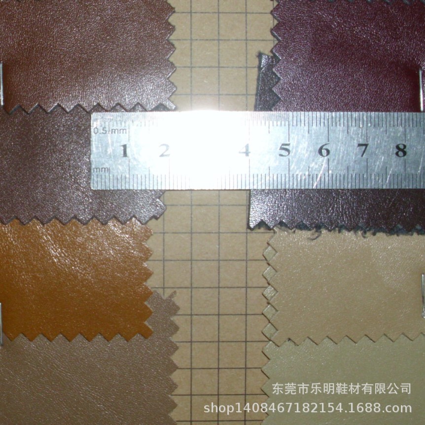 DP8721现货毛底小羊纹皮纹PU鞋材手袋箱包PU皮革