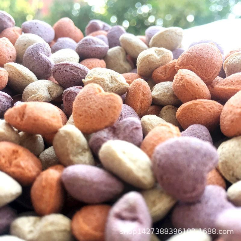 Расширенный молярный закуска Цвет Сердце Просо Печенье Домашний кролик Тоторо Хомяк Универсальный в форме сердца Сырое волокно 500 г