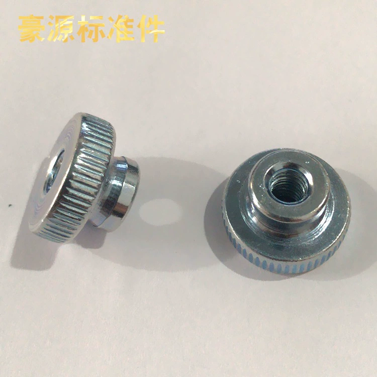 Фабрика Оптовая никелированная рифленая гайка шаг рука гайка оцинкованная гайка с Высокой Головкой