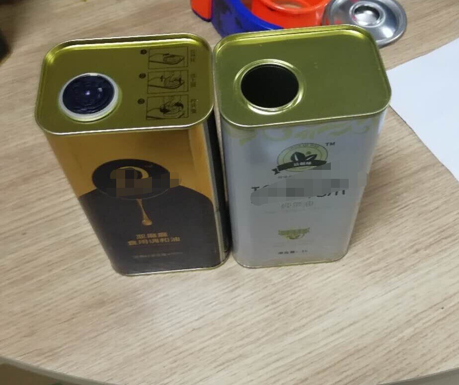 1L食用油马口铁罐食用油马口铁油瓶食用油铁罐食用油马口铁方罐