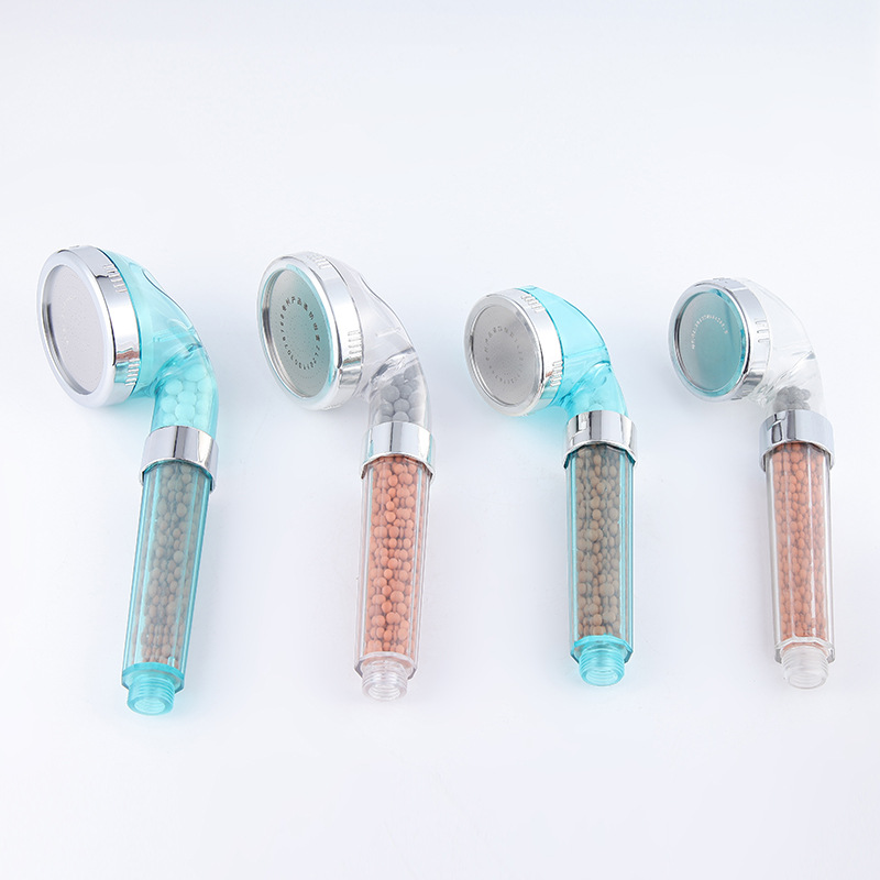 厂家直销大号透明花洒负离子水疗过滤增压花洒防爆防摔|ru