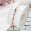 Golden fashionable bracelet stainless steel, pink gold