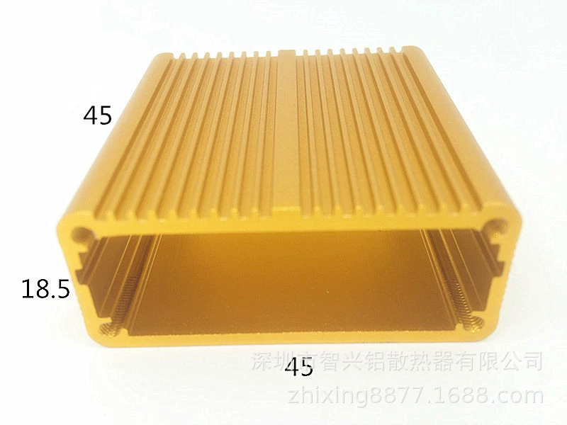 Профиль приемника данных алюминиевый снабжение жилищем 45*18,5-45 алюминиевой коробки алюминиевого профиля алюминиевый корпус 45*18,5-45