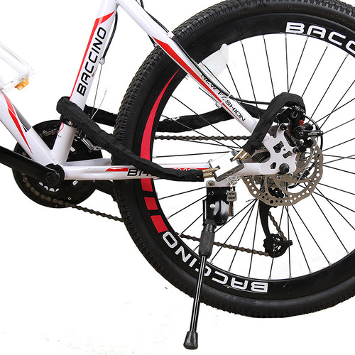 Factory direct supply of locks, bicycle locks, mountain bike anti-theft locks, manganese steel chain locks, cycling equipment, bicycle accessories