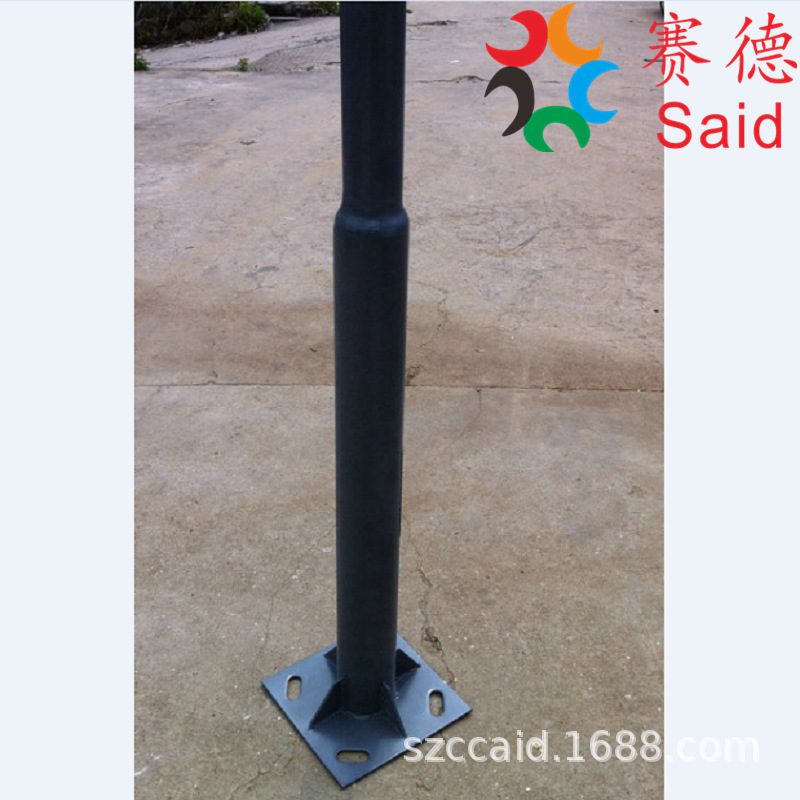 混批黑色小区监控立杆赛德立杆品牌八角杆圆锥杆变径杆特惠直销