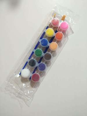 Acrylic paint 12 Color suit 3ml children Graffiti Drawing board Pigment Plaster doll Pigment
