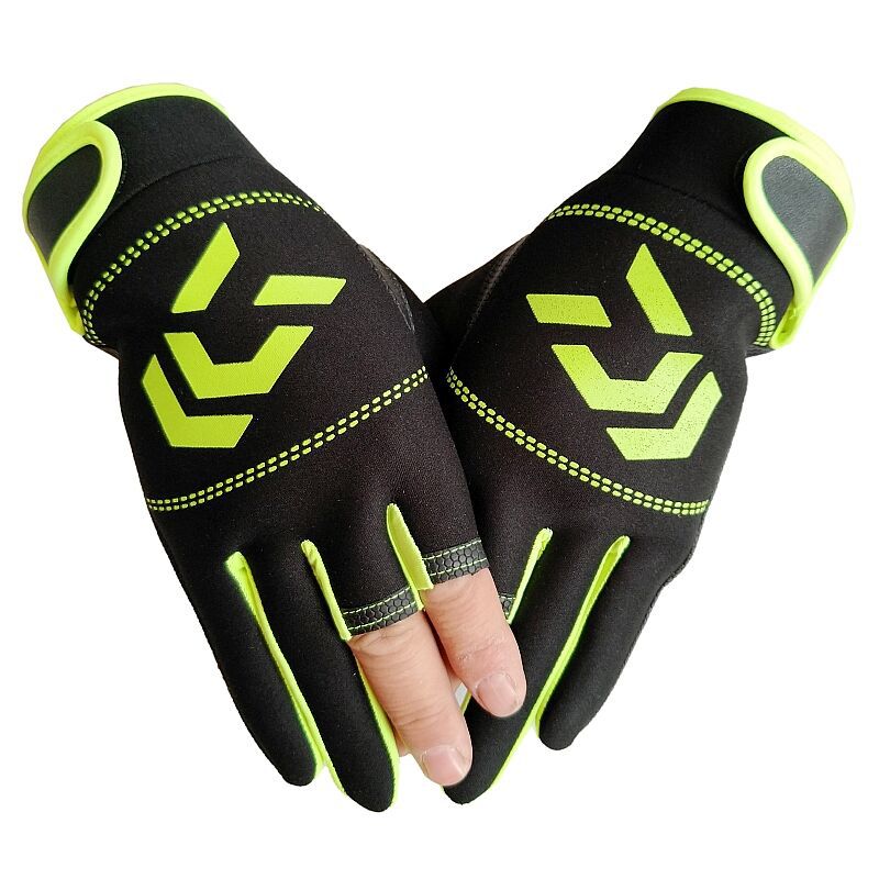 new pattern motion glove winter Windbreak Water splashing keep warm Fishing Gloves Take-out food glove