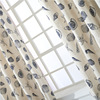 Factory direct selling simple semi -shading thick cotton and linen curtain balcony bedroom living room custom finished product curtain