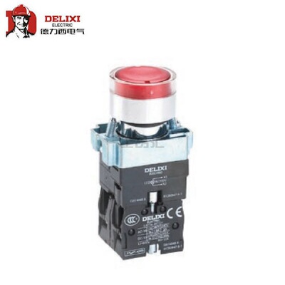 德力西电气 按钮开关;LAY5s-BW3绿AC.DC 24V 1NO(标准型带灯平