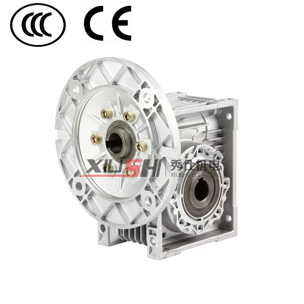 秀仕NMRV050蜗轮蜗杆减速机 RV050系列减速器 铝合金减速箱变速机