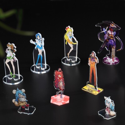 Japan Cartoon comic Acrylic display rack Manufactor customized Acrylic Humanoid Bus stop plate Set up a card Decoration