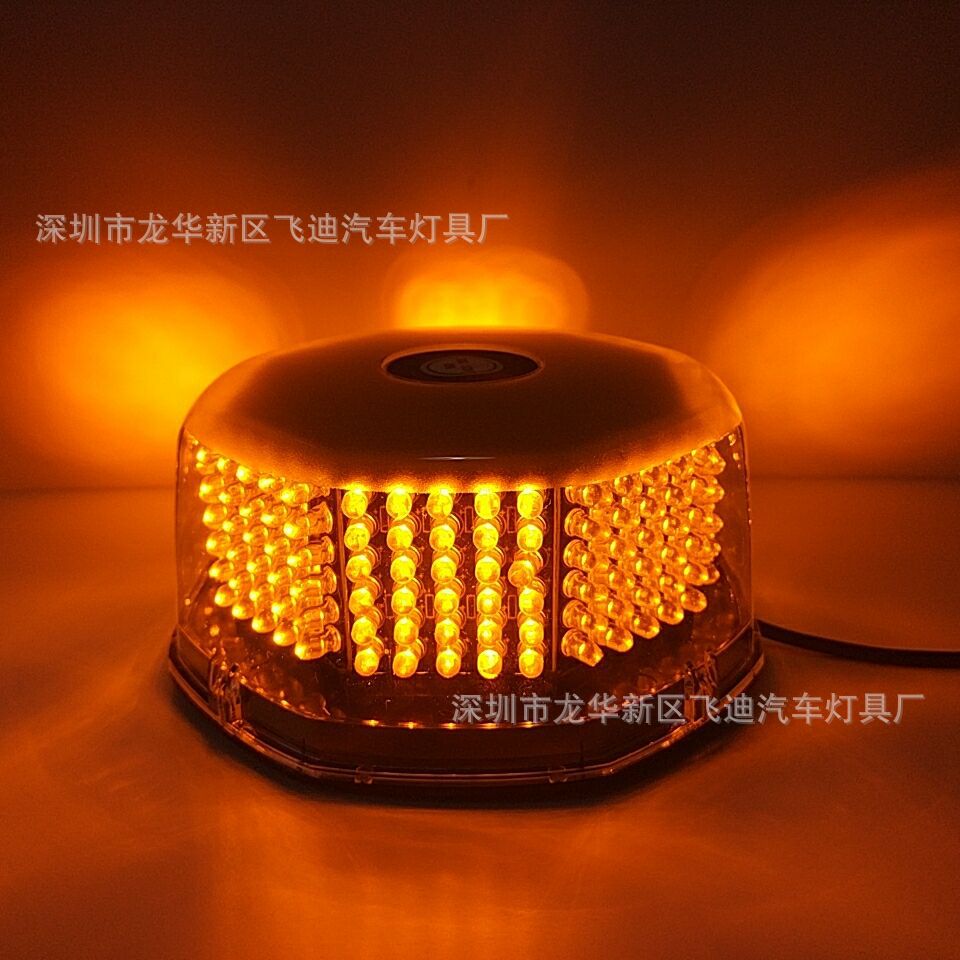12V bread light ceiling flash light 240LED roof light engineering car light octagonal ceiling light strobe light 01020