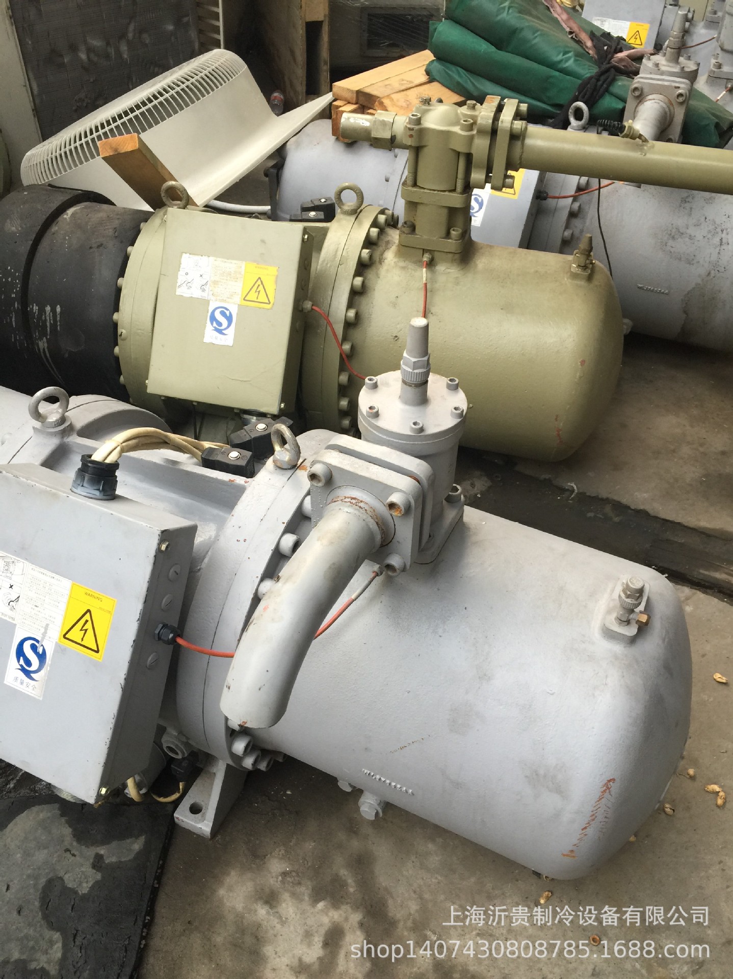 二手汉钟200p螺杆压缩机库存出售RC-2-200B-F  二手中央空调