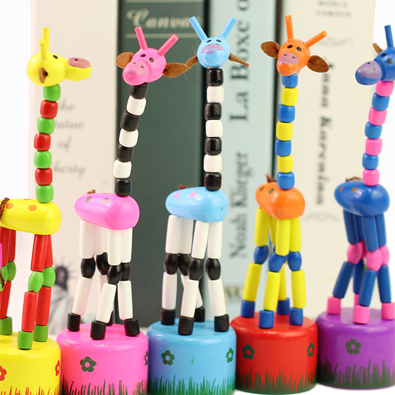 Strange new originality wooden  Giraffe Puppet children Puzzle Early education Toys wholesale Manufactor Direct selling Stall Best Sellers