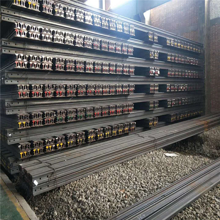 河北钢轨 轨道钢 轻轨 龙门吊轨道 43公斤钢轨 废旧钢轨 钢轨扣件