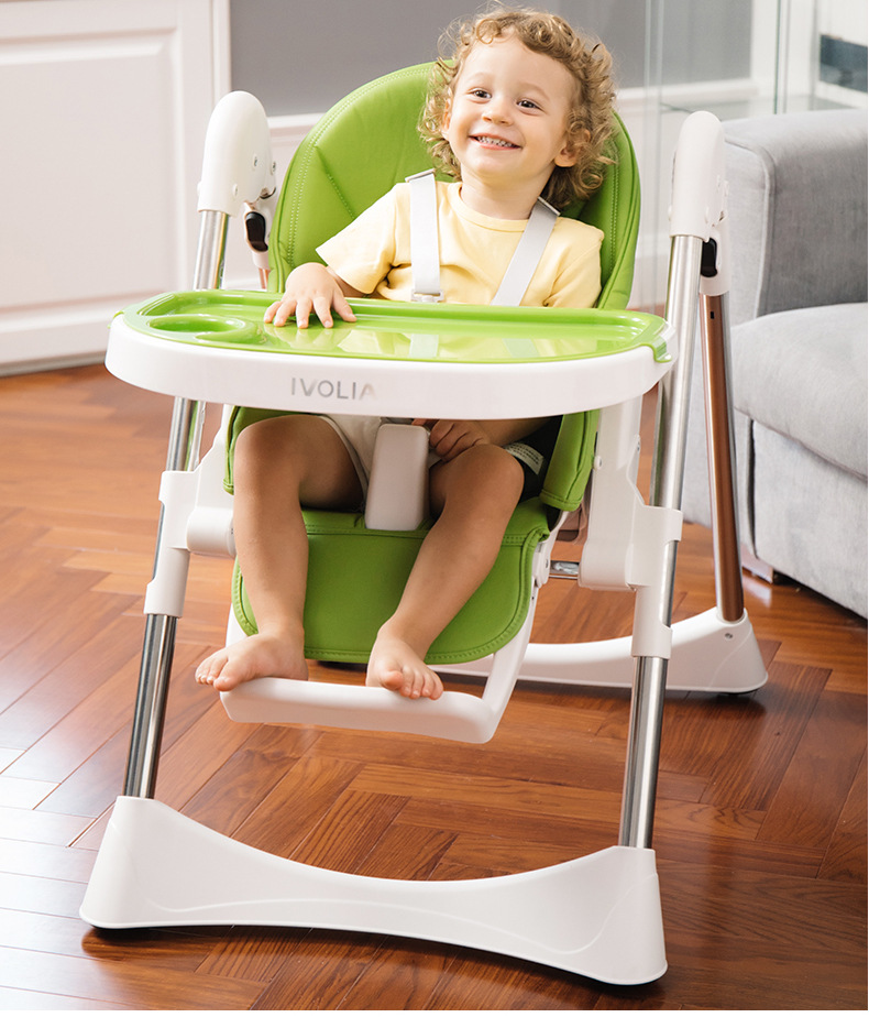 IVOLIA宝宝餐椅多功能可折叠便携式宝宝婴儿吃饭餐桌座椅儿童餐椅详情图15
