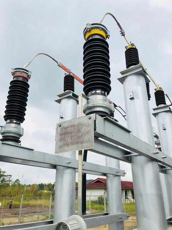 隆顶电气 72.5kv高压陶瓷66kv避雷器72kv