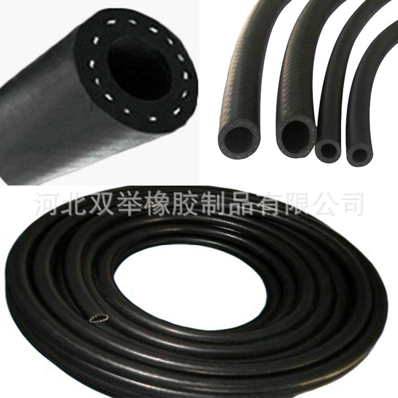 批发各种黑色橡胶软管耐油管输水管防冻液胶管定制彩色硅胶异型管