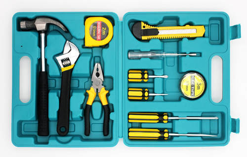 Tool box multi-functional hardware tool set universal combination tool set daily maintenance tools for the whole family