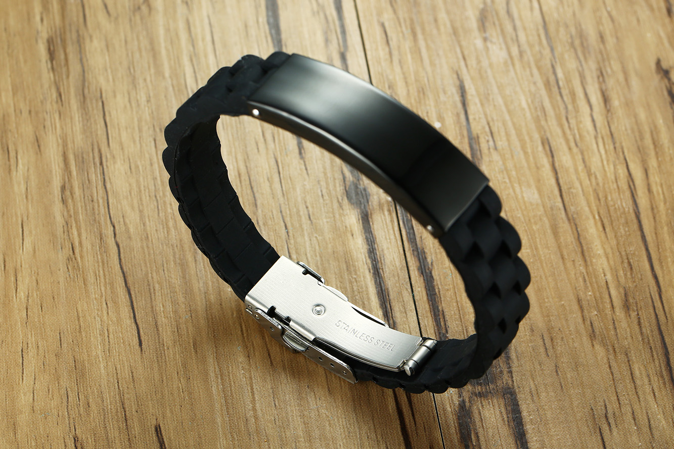 Mode Géométrique Acier Inoxydable Tresser Hommes Bracelet display picture 8