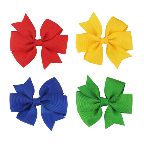 Xintian jewelry wholesale Amazon hot selling baby BB duckbill clip European and American children's headwear hair accessories bow hair clip