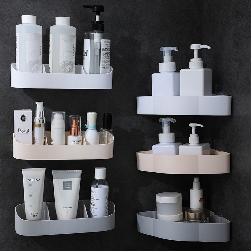 廚房衛生間置物架2019新款置物架免打孔收納架浴室置物架廠家直銷