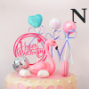 Party Dessert Lollipop Cake Decoration Plug -in Pearl Bows Love Sequenant Cake Decoration Account