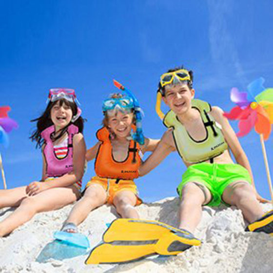 Children's swimming inflatable suit inflatable vest snorkeling buoyancy vest inflatable buoyancy snorkeling breathing vest