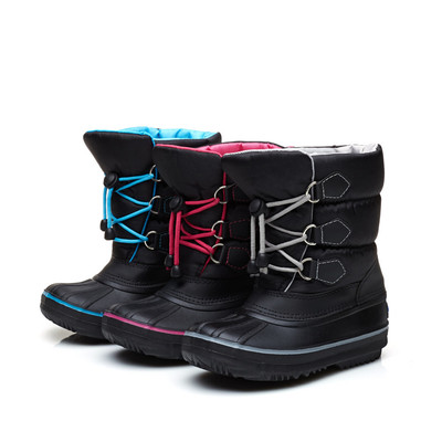 跨境专供2019wish秋冬雪地靴女棉鞋儿童款加棉保暖舒适防滑可定制|ru