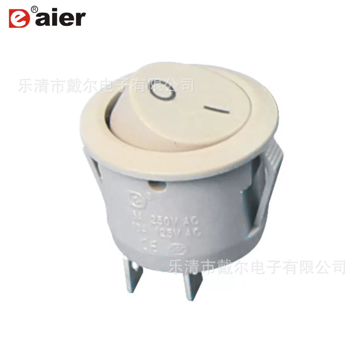 KCD1-101-5 圆形船型开关 翘板开关咖啡机开关